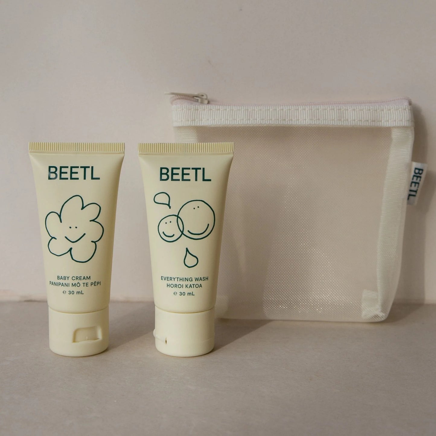 BEETL Mini's Travel Pack | BEETL Cream & Everything Wash