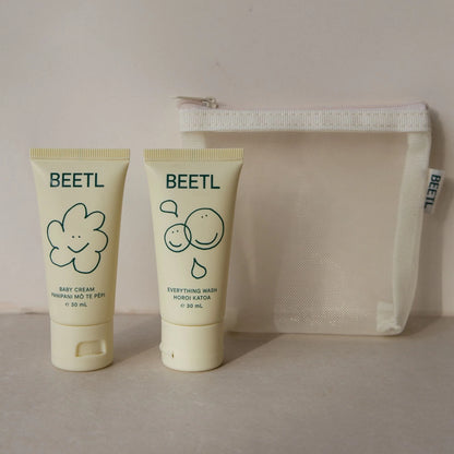 BEETL Mini's Travel Pack | BEETL Cream & Everything Wash