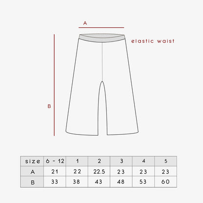 Organic Knit Clover Stripe Pants
