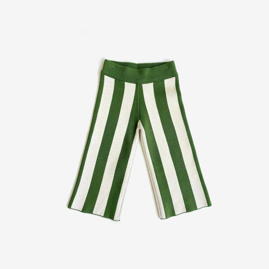 Organic Knit Clover Stripe Pants
