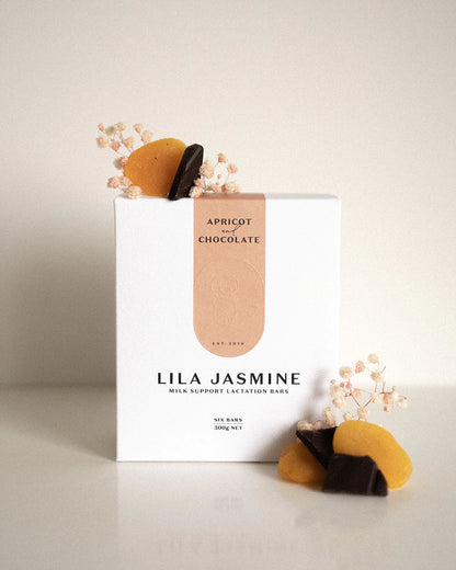 Lila Jasmine Apricot + Chocolate Lactation Bars