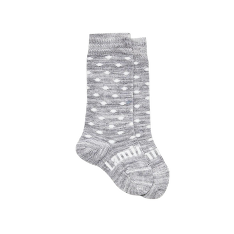 Snowflake Merino Baby Socks by Lamington