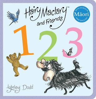 Hairy Maclary 123 in Maori + English