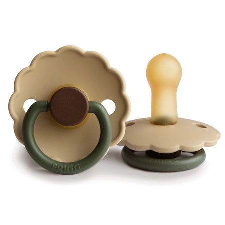 Frigg Daisy Natural Rubber Pacifier - Acorn available at Little Mash Boutique