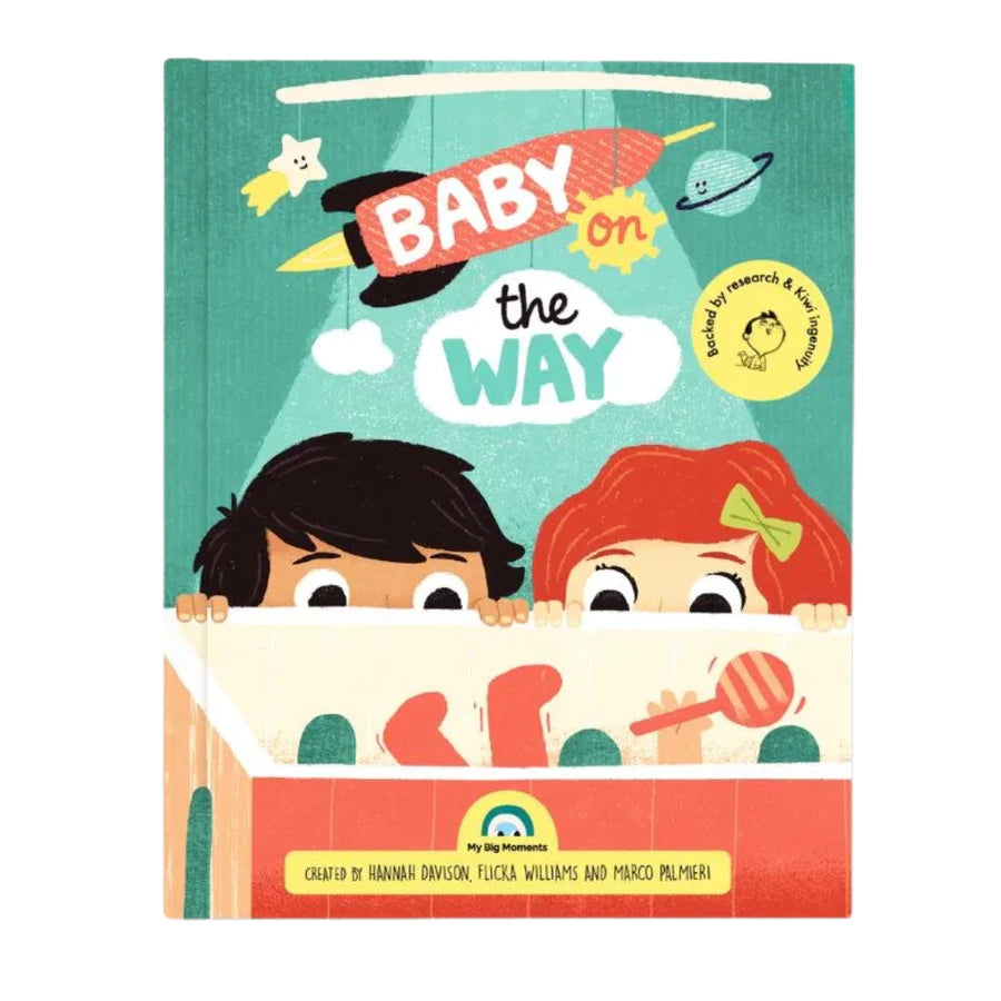 Baby on the Way book for siblings by My Big Moments