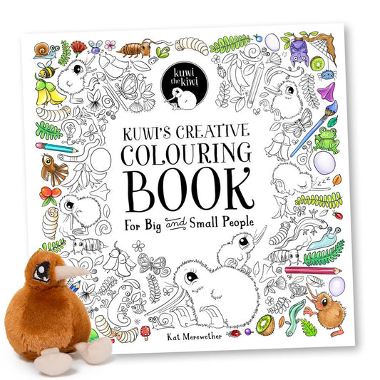 Kuwi's Creative Colouring Book.