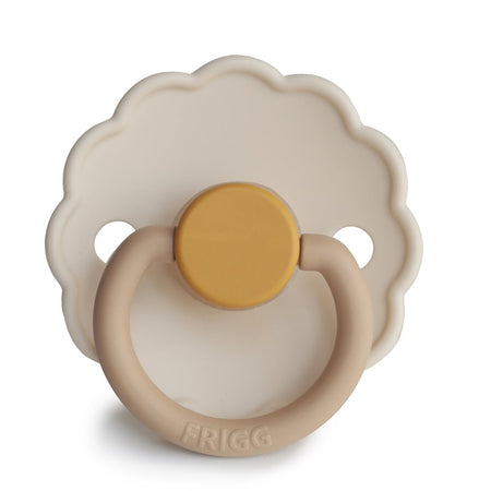 Frigg  Daisy Silicone Pacifier - Chamomile available at Little Mash Boutique
