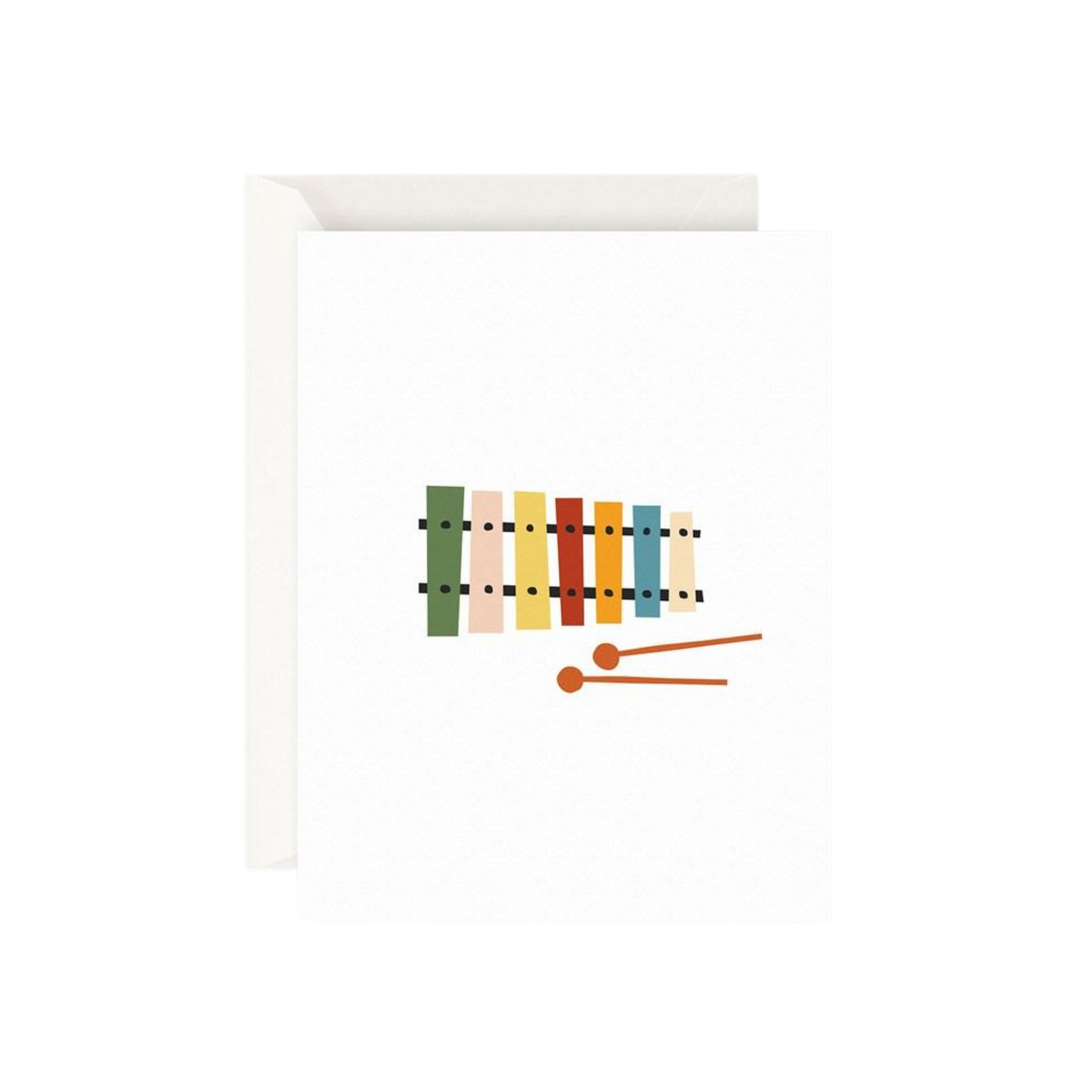 Father Rabbit Xylophone Card