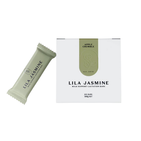 Lila Jasmine Apple Crumble Lactation Bars available at Little Mash Boutique