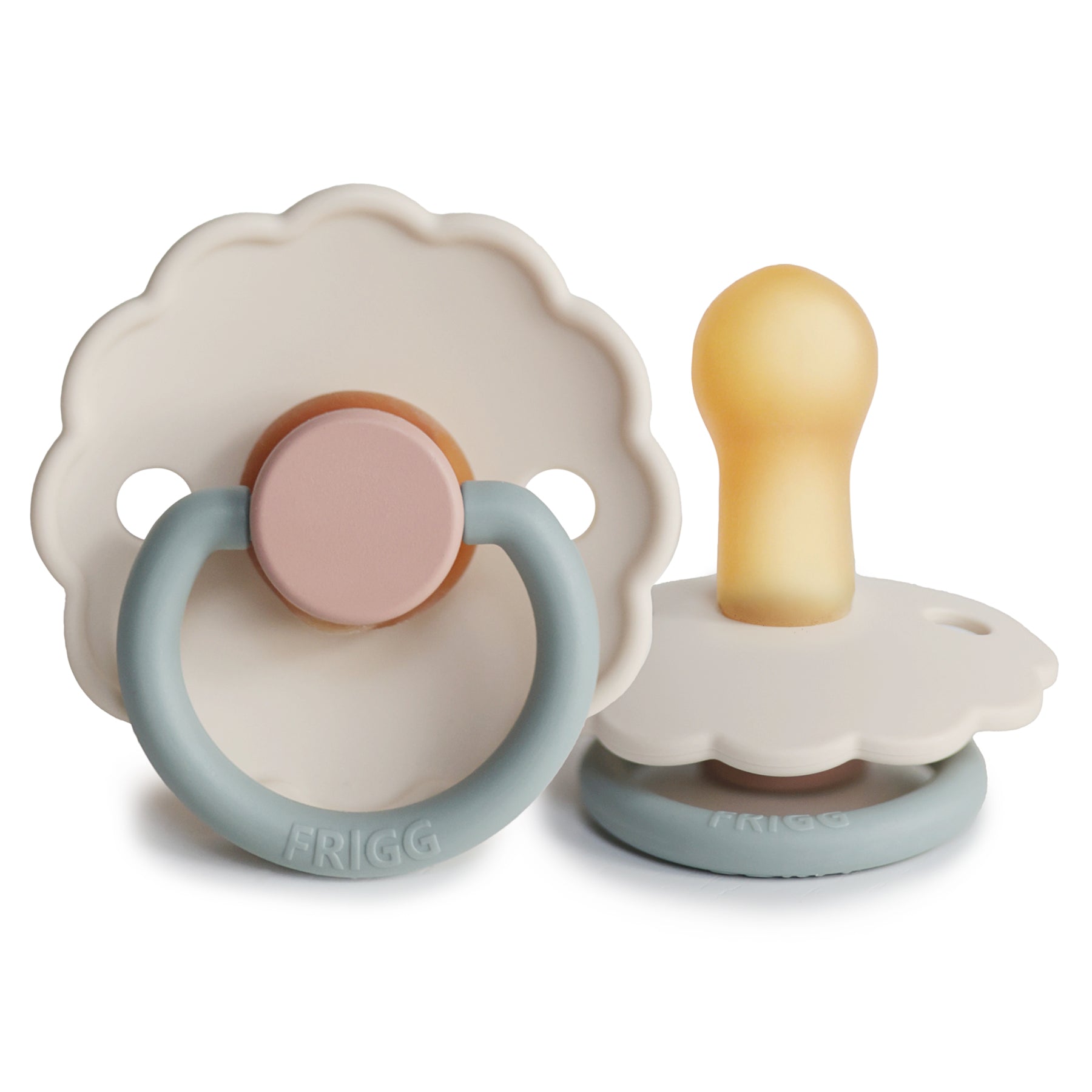 Frigg Daisy Natural Rubber Pacifier -Cotton Candy available at Little Mash Boutique