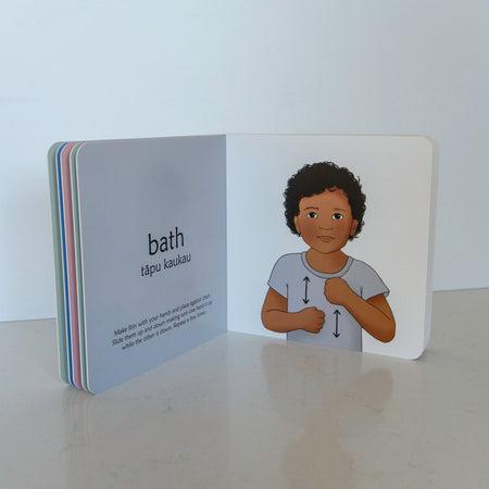 New Zealand Sign Language book for babies by Jenna Brockett