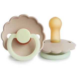 Daisy Natural Latex Pacifier - Croissant [Night]