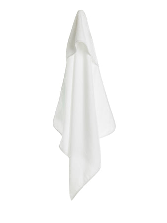 White Hooded Baby Towel by Mum 2 Mum