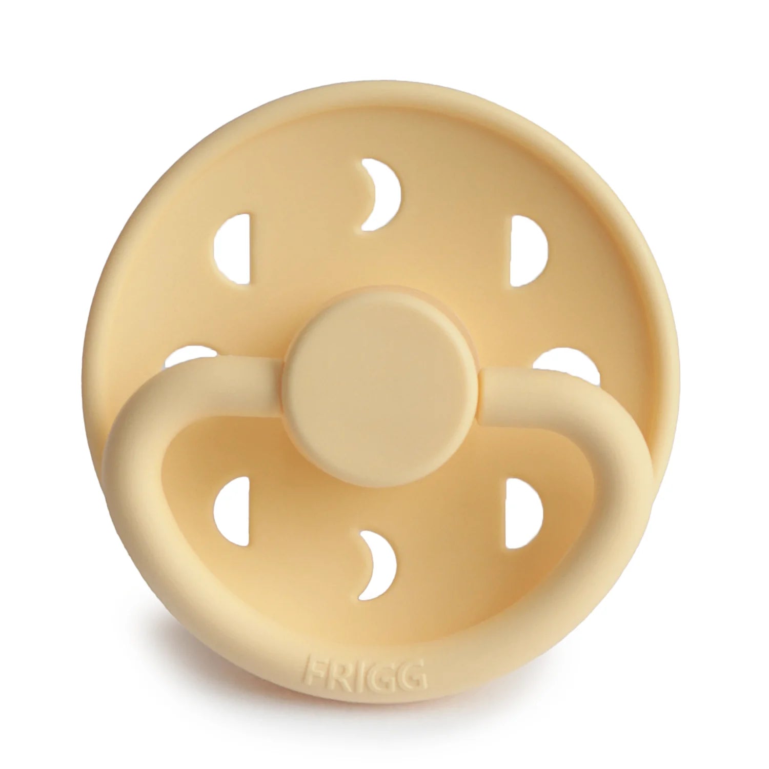 Frigg Moon Phase Silicone Pacifier - Pale Daffodil available at Little Mash Boutique