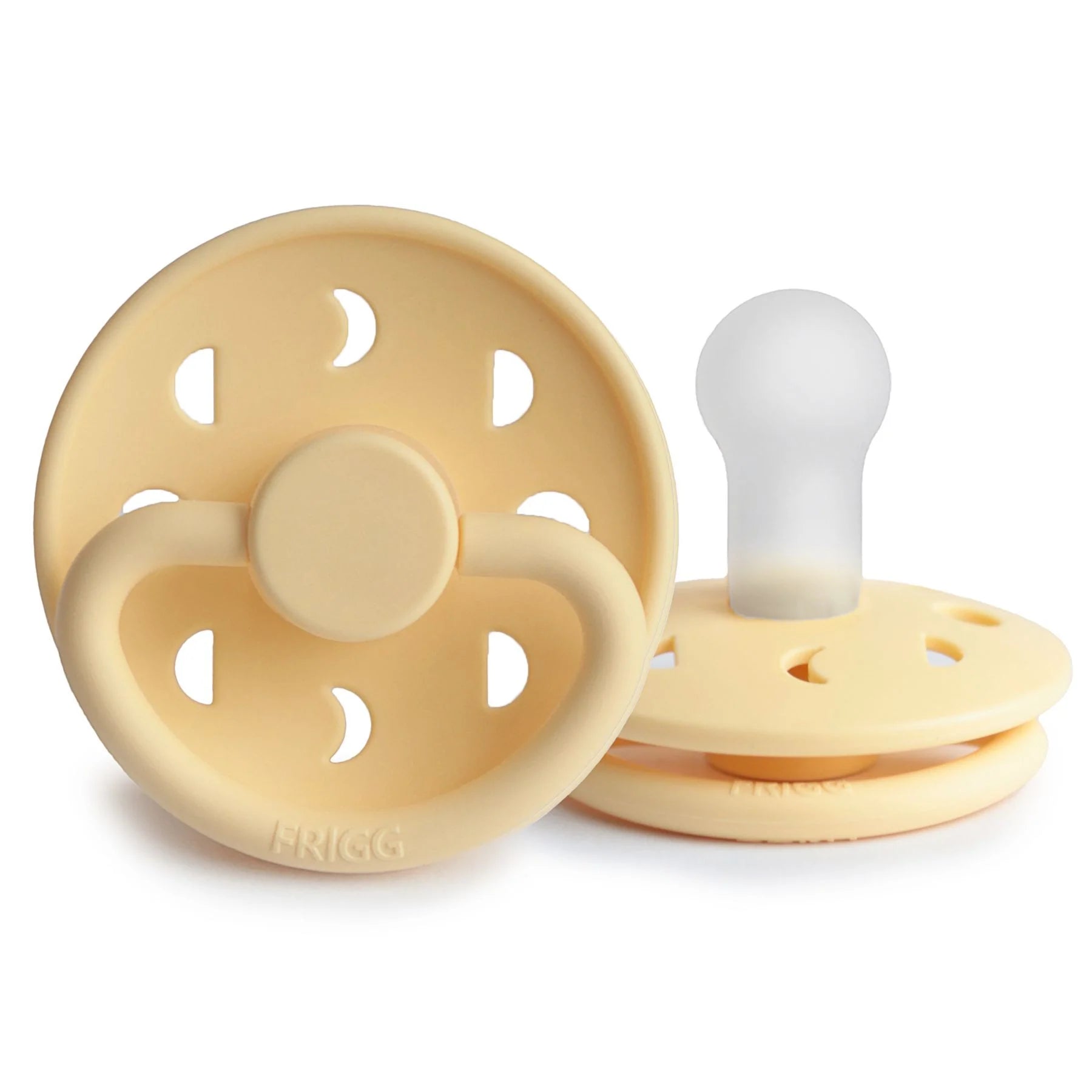 Moon Phase Silicone Pacifier - Pale Daffodil
