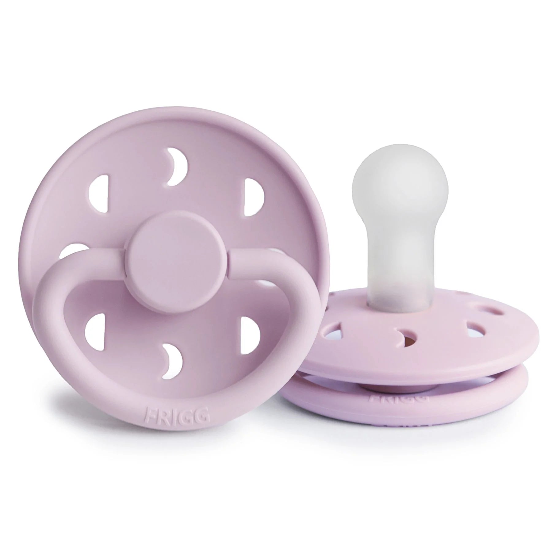 Moon Phase Silicone Pacifier - Soft Lilac