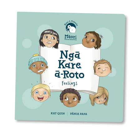 Ngā Kare ā-Roto, Feelings Te Reo and Engligh Board Book by Kat Quin