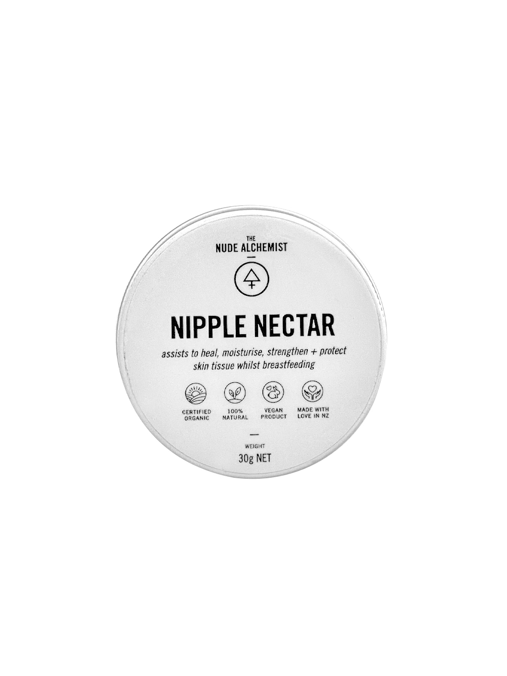 Nipple Nectar for breastfeeding mothers by The Nude Alchemist