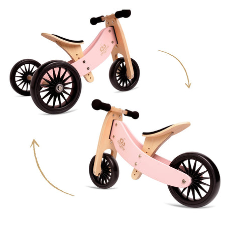 Kindefeets Tiny Tot Plus Bike in Rose