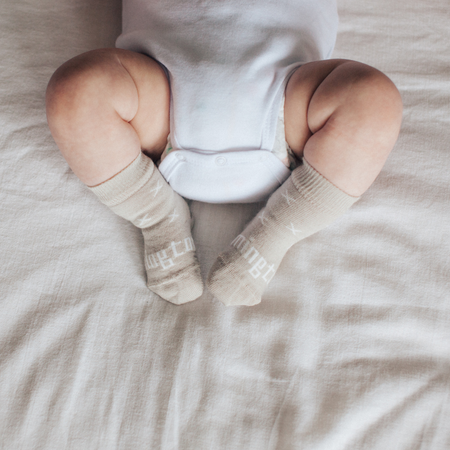 Ted Merino Baby Socks by Lamington