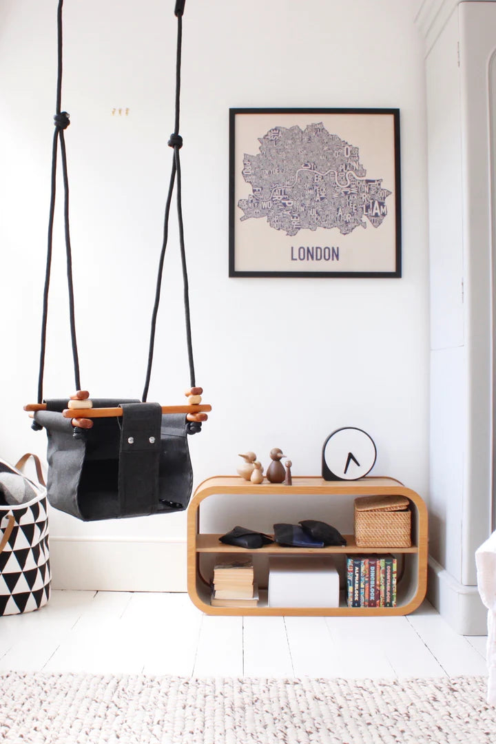 Solvej Baby Toddler Swing - Slate Grey