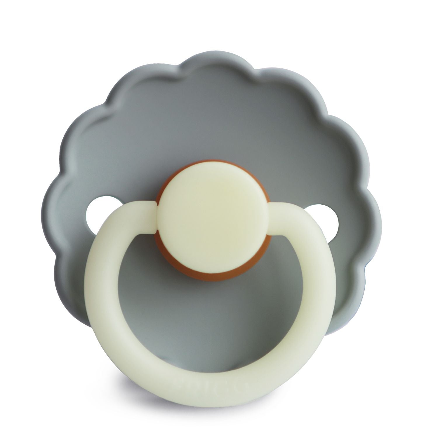 Daisy Natural Latex Pacifier - French Grey [Night]