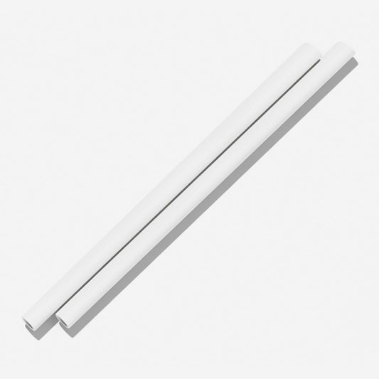 Bink Silicone Straws - White