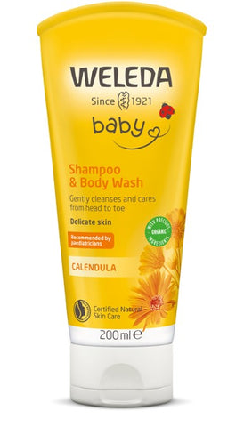 Weleda Calendula Shampoo & Body Wash available at Little Mash Boutique